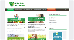 Desktop Screenshot of giamcannhanhvn.com